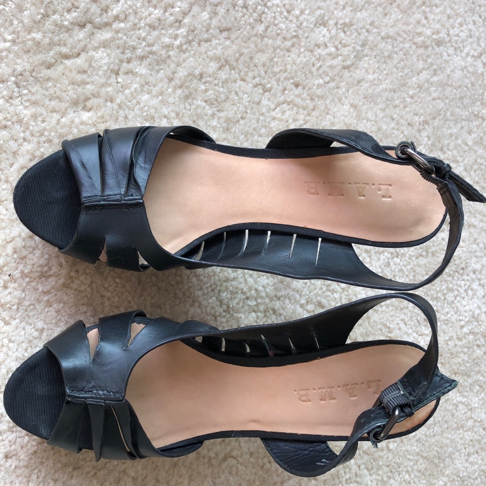 L.A.M.B Nudela Heels